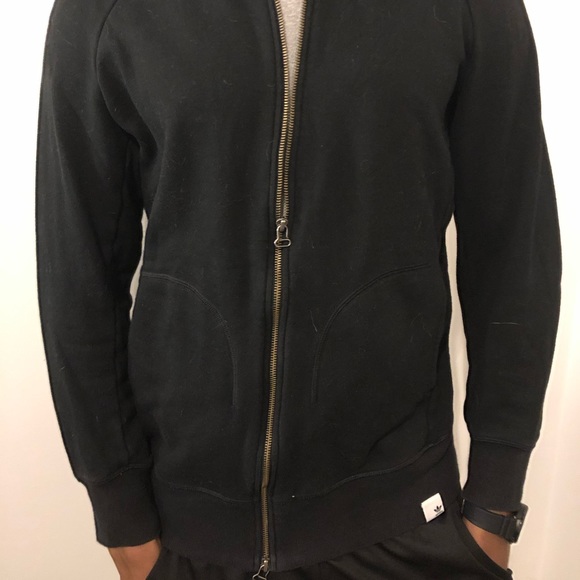 adidas jacket double zipper